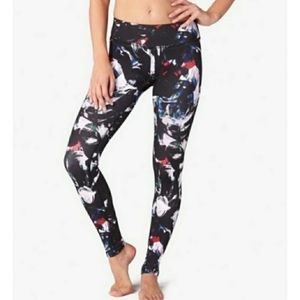 Beyond Yoga Lux Palette Knife Print Abstract Leggings